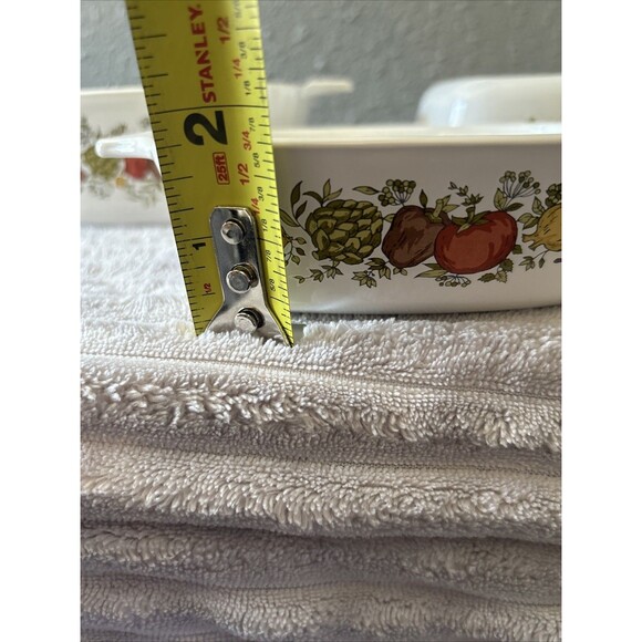 Lot Of Corning Ware 1 3/4 & 2 3/4 Cup Spice Of Life Petite Casseroles, S&P Set - Picture 10 of 16